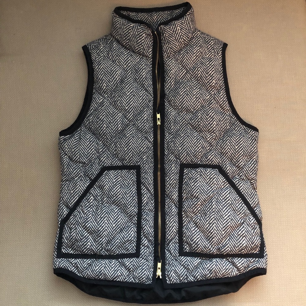 J Crew XS Herringbone Quilted Best